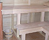 Vollmassivholzsauna