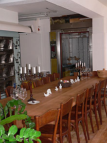 Massivholztisch, Restauranttisch aus Massiv Eichenholz - 3,6 m